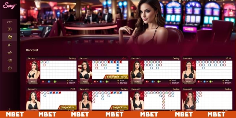 Theo dõi tham gia đặt cược tại sảnh Sexy